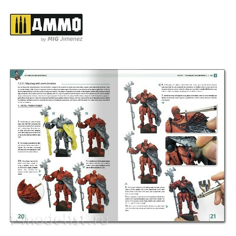 AMIG6222 Ammo Mig ENCYCLOPEDIA OF FIGURES MODELLING TECHNIQUES VOL. 2 - TECHNIQUES & MATERIALS (English)