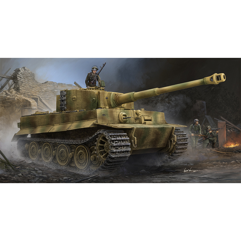 09540 Trumpeter 1/35 German heavy tank Tiger 1 - late version (with Americom)