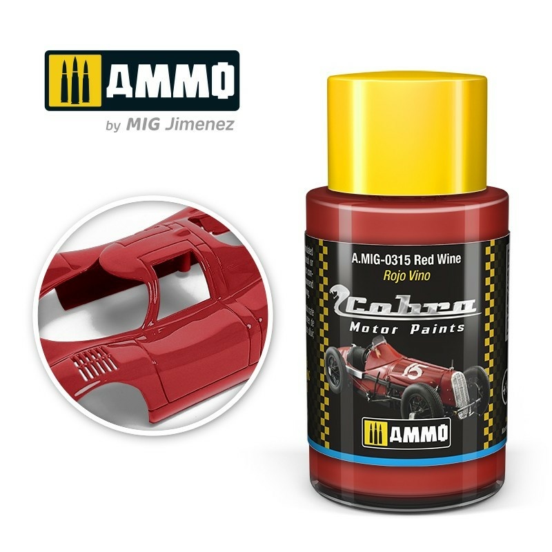AMIG0315 Ammo Mig Акриловая краска Cobra Motor Красное вино / Red Wine