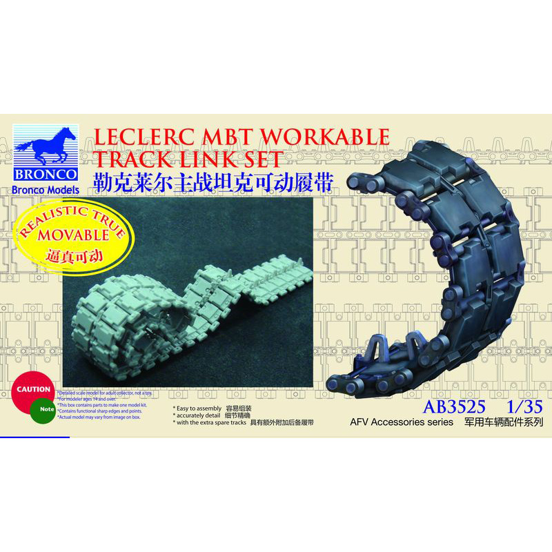 AB3525 Bronco 1/35 Tracks for Leclerc MBT (working)