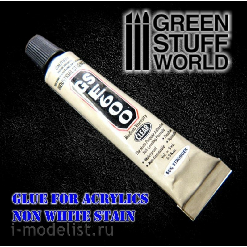 1611 Green Stuff World E600 Adhesive for Acrylic Plastics - 9ml / E600 Adhesive for Acrylic Plastics - 9ml