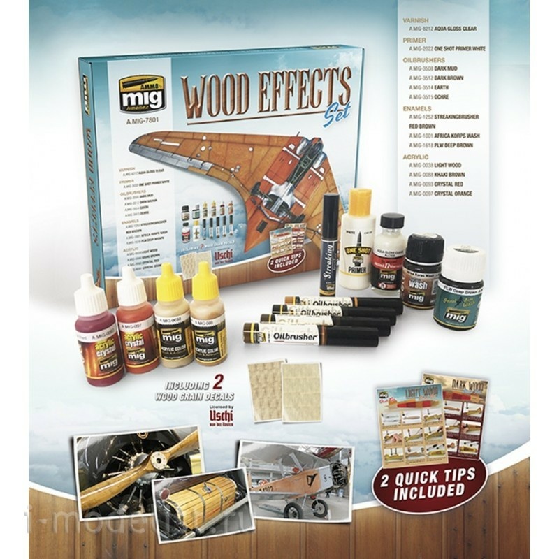 AMIG7801 Ammo Mig Set for creating a tree effect