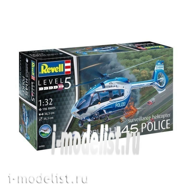 04980 Revell 1/32 Police helicopter H145