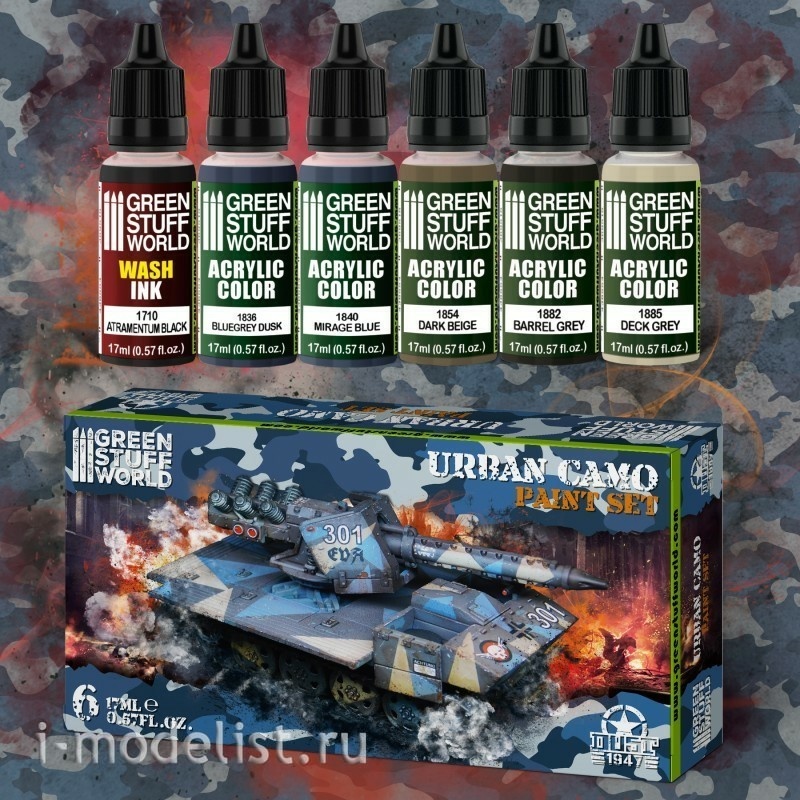 10275 Green Stuff World Set of acrylic paints 