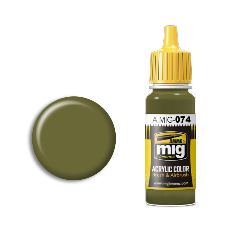 AMIG0074 Ammo Mig Acrylic paint GREEN MOSS (green moss)