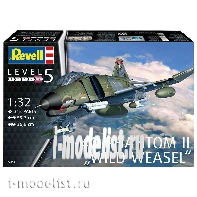 04959 Revell 1/32 Fighter-bomber F-4G Phantom US air force