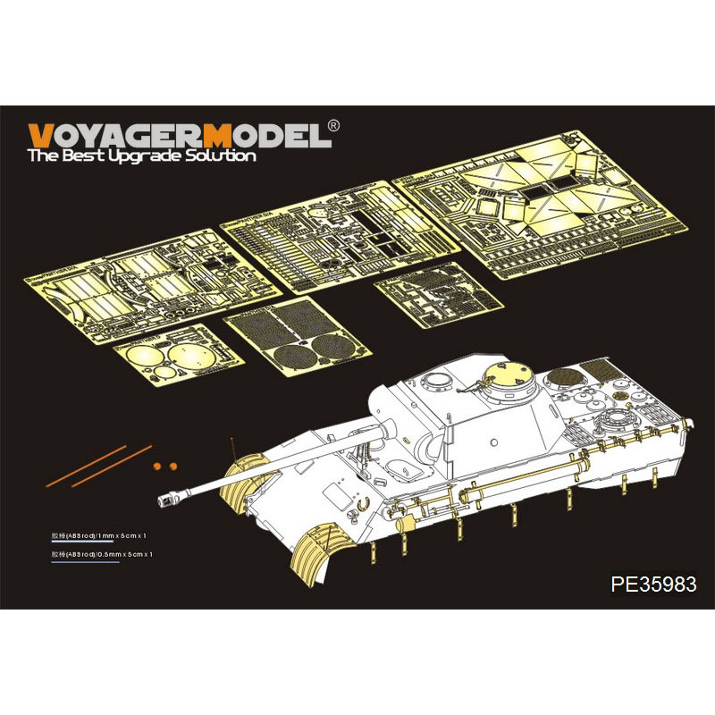 PE35983 Voyager Model 1/35 Panther D Late version Basic (Takom)
