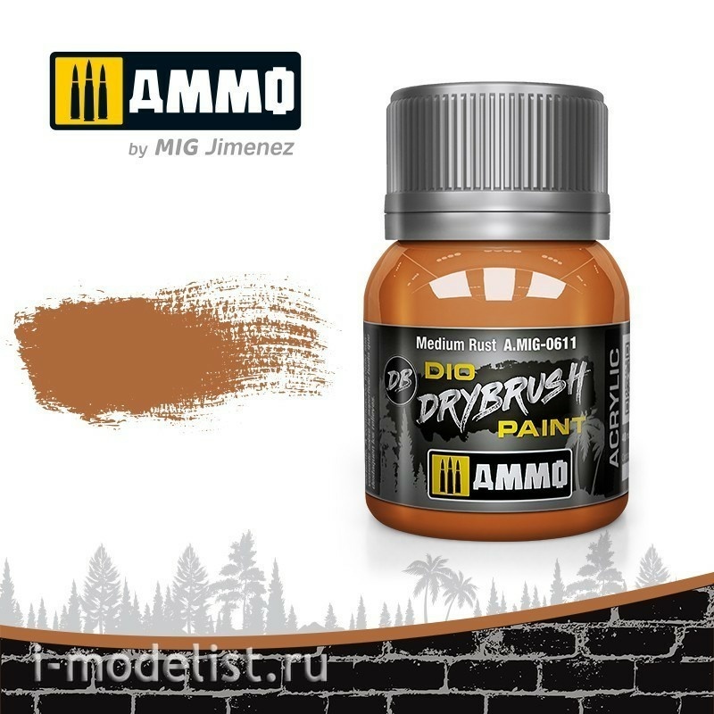 AMIG0611 Ammo Mig acrylic paint DRYBRUSH medium rust