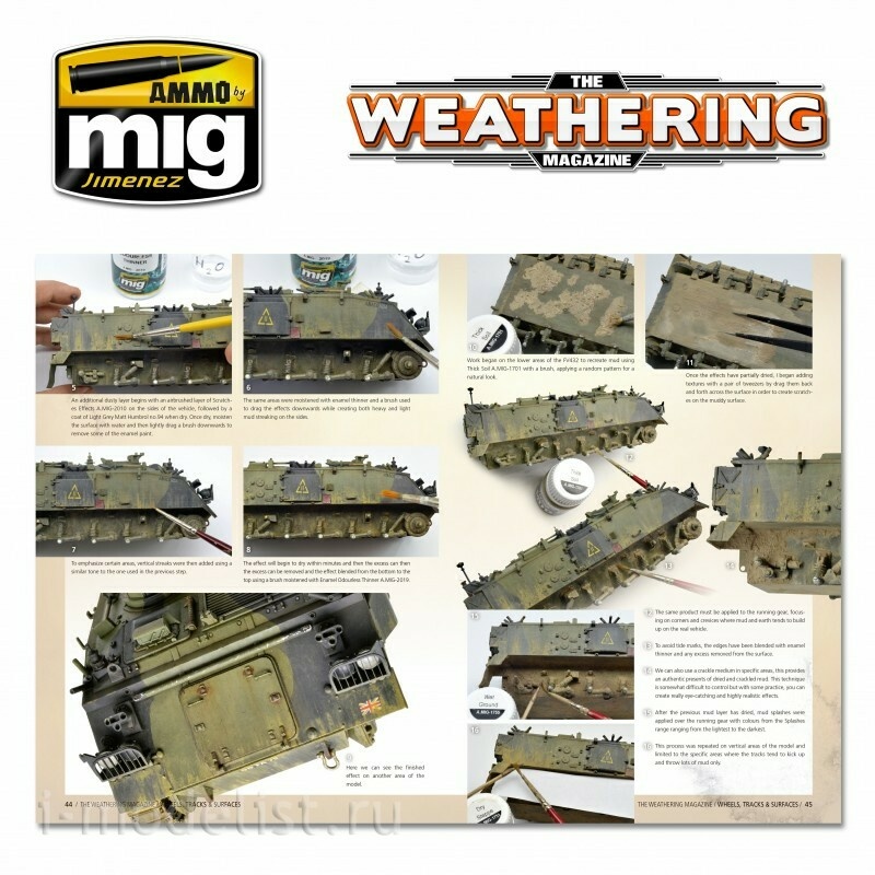 AMIG4774 Ammo Mig TWM Issue 25 WHEELS, TRACKS & SURFACES (Russian)