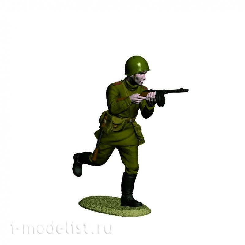 8077 Zvezda 1/72 Soviet Infantry platoon. Kursk 1943