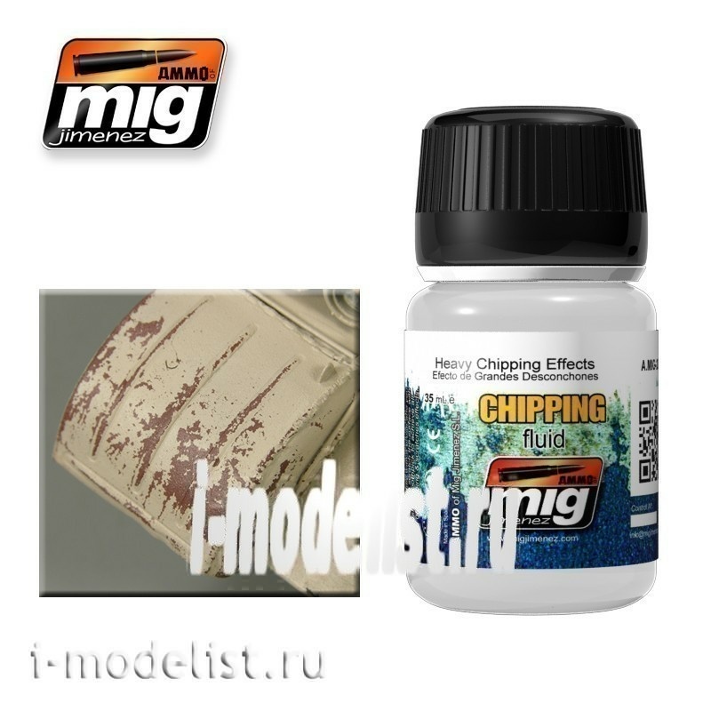 AMIG2011 Ammo Mig HEAVY CHIPPING EFFECTS (Significant peel, Stripping of paint)
