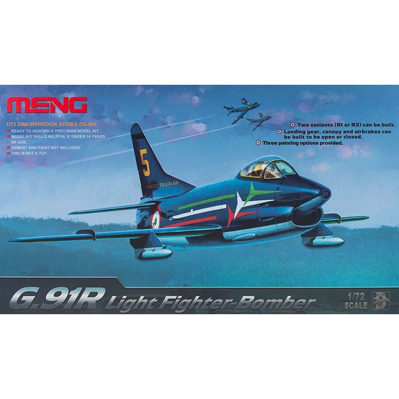 DS-004 Meng 1/72 Italian light attack G. 91R/1 & R/3