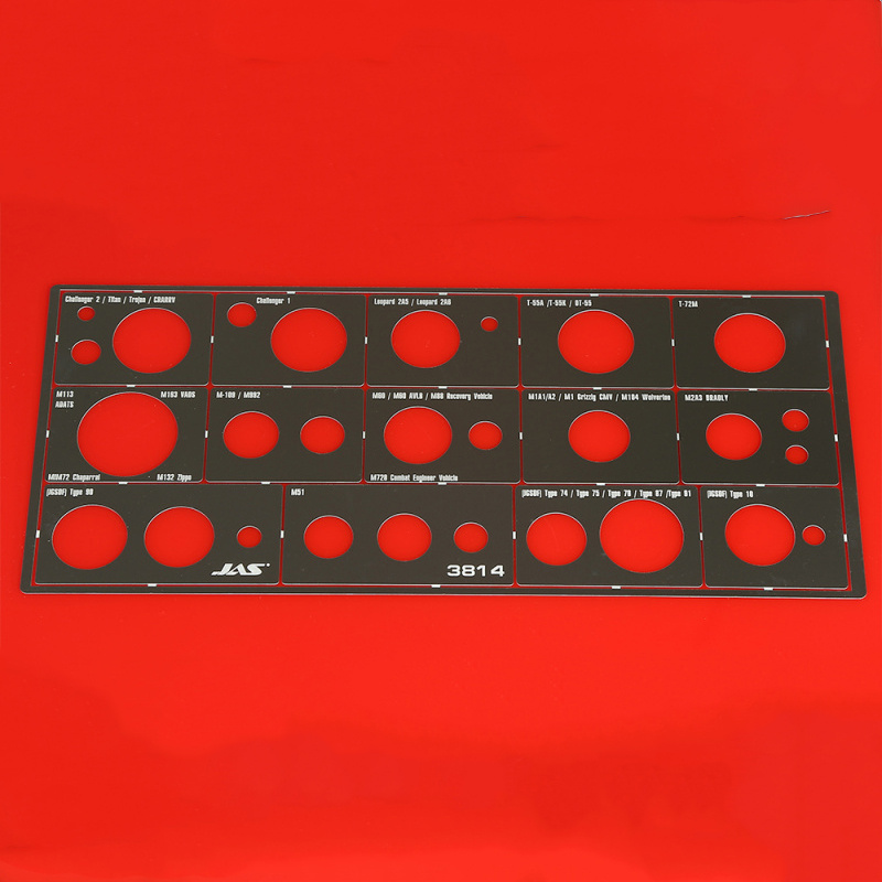 3814 Jas Stencil painting rollers tracked vehicles