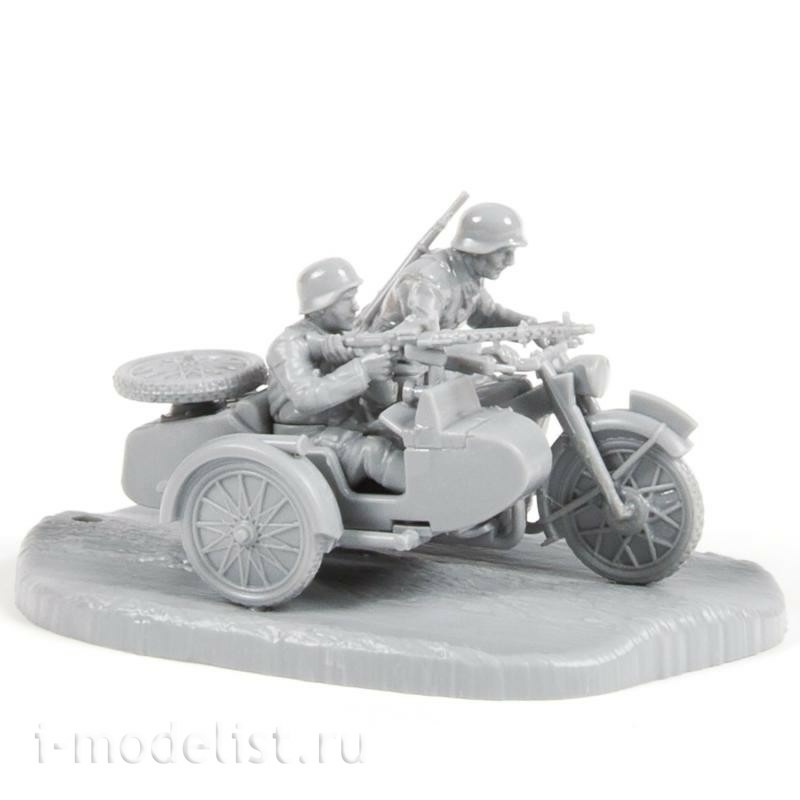 6142 Zvezda 1/72 German motorcycle BMW R-12 (For the game 