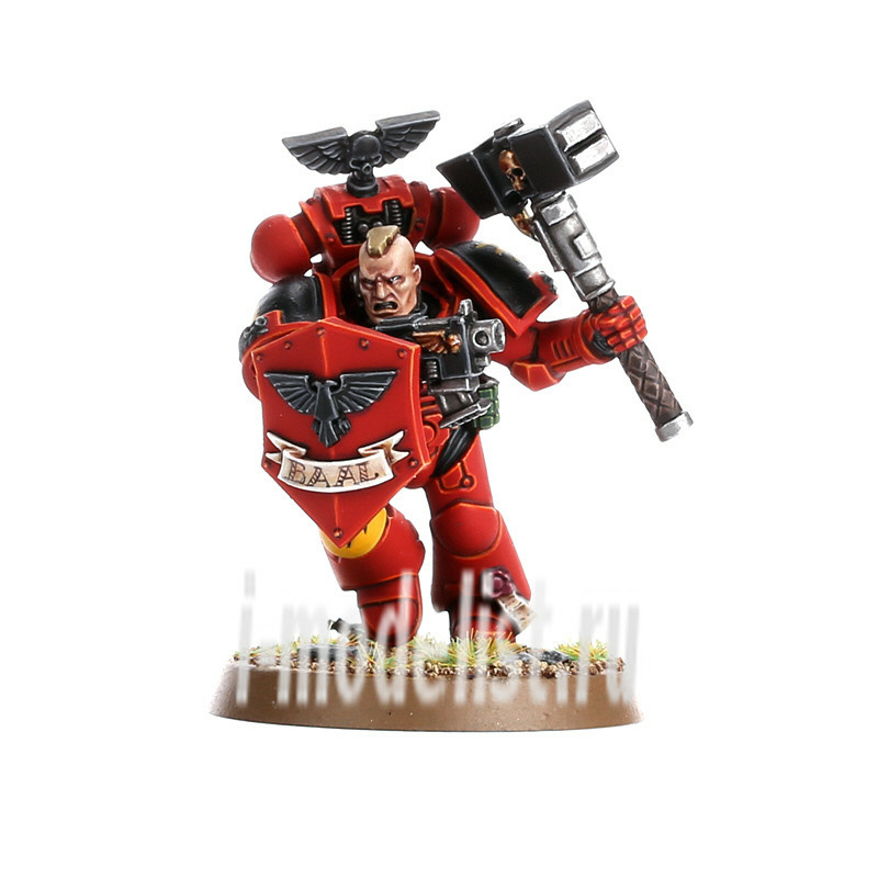48-09 Warhammer 40,000 Set of 5 figures Space Marine Assault Squad (Storm Branch of the space Marines)