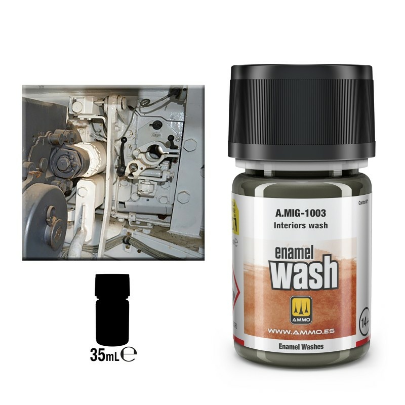 AMIG1003 Ammo Mig Interiors WASH