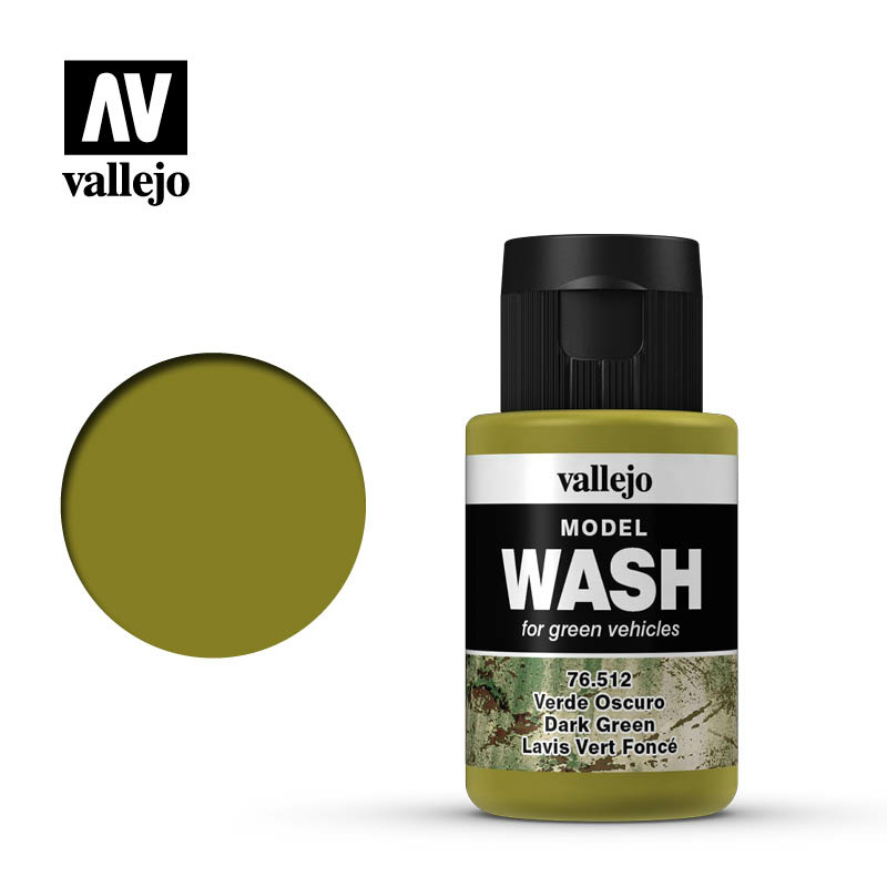 76512 Vallejo Tinting Liquid Green Dark