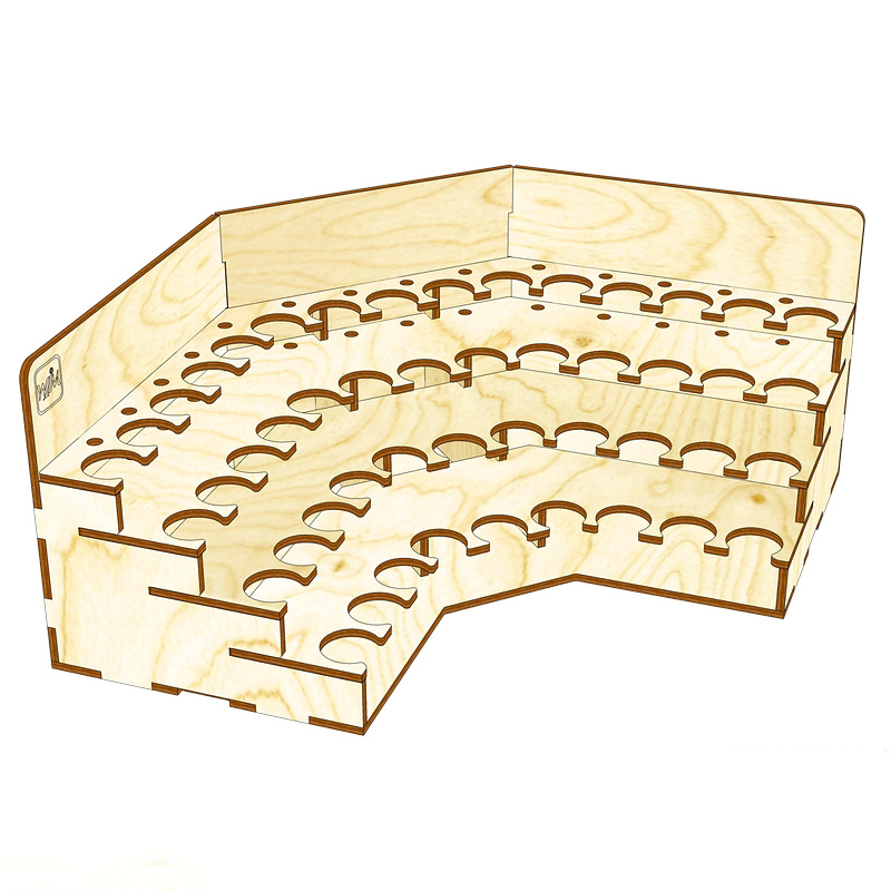 MWP-0010-12-26 WinModels Corner organizer module for paint 26 mm. Vallejo, Pacific88-AERO