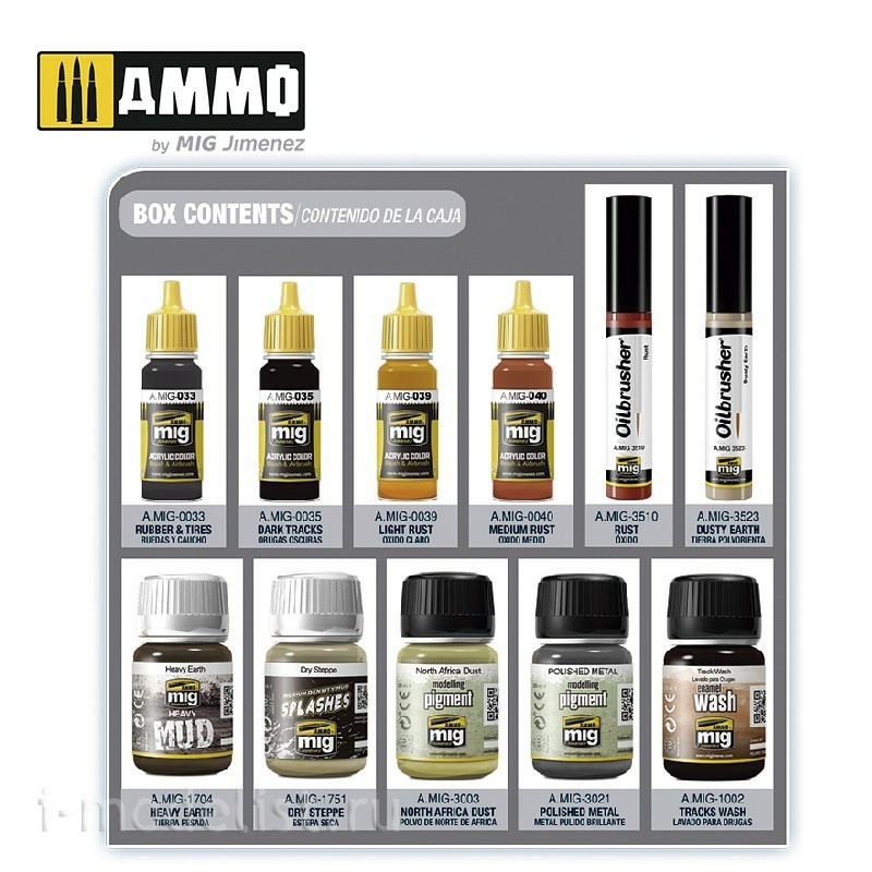 AMIG7808 Ammo Mig Weathering kit 