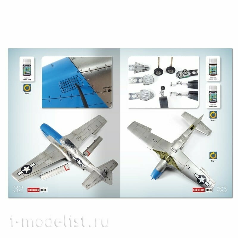AMIG6532 Ammo Mig 1/35 Книга SOLUTION BOOK 27 - Как покрасить металлический самолет / How to Paint Metal Finished Aircraft