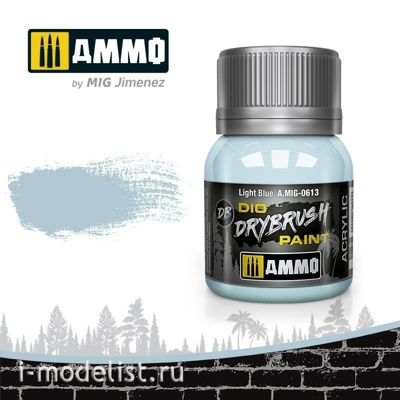 AMIG0613 Ammo Mig drybrush acrylic Paint light blue