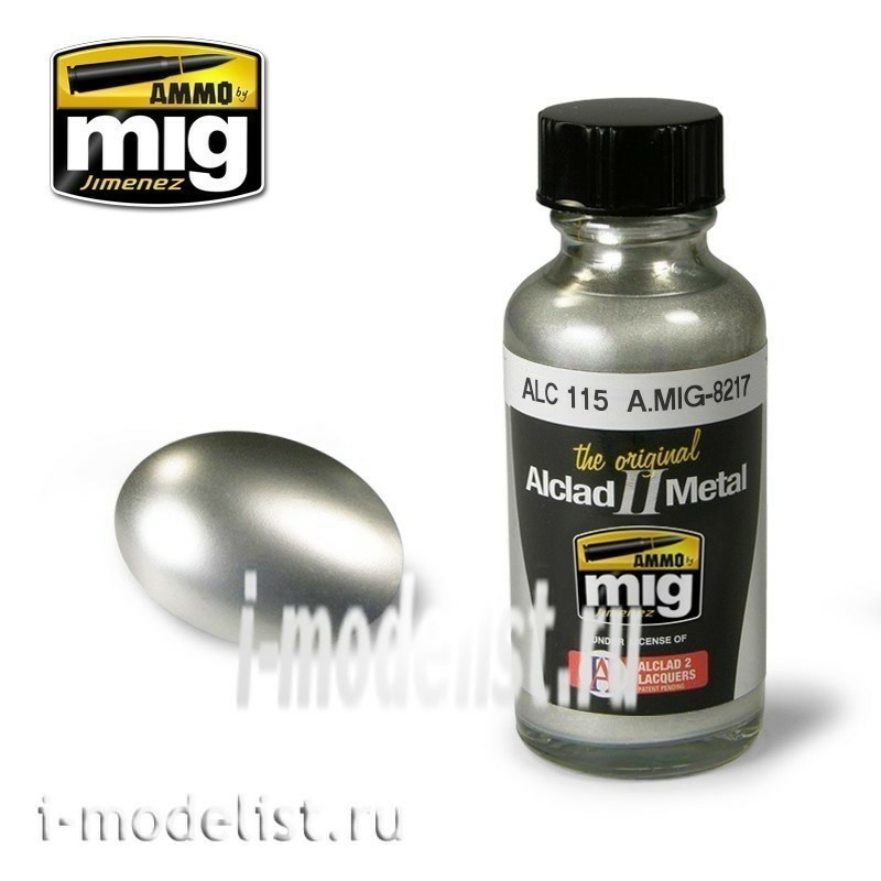 AMIG8217 Ammo Mig STAINLESS STEEL ALC115