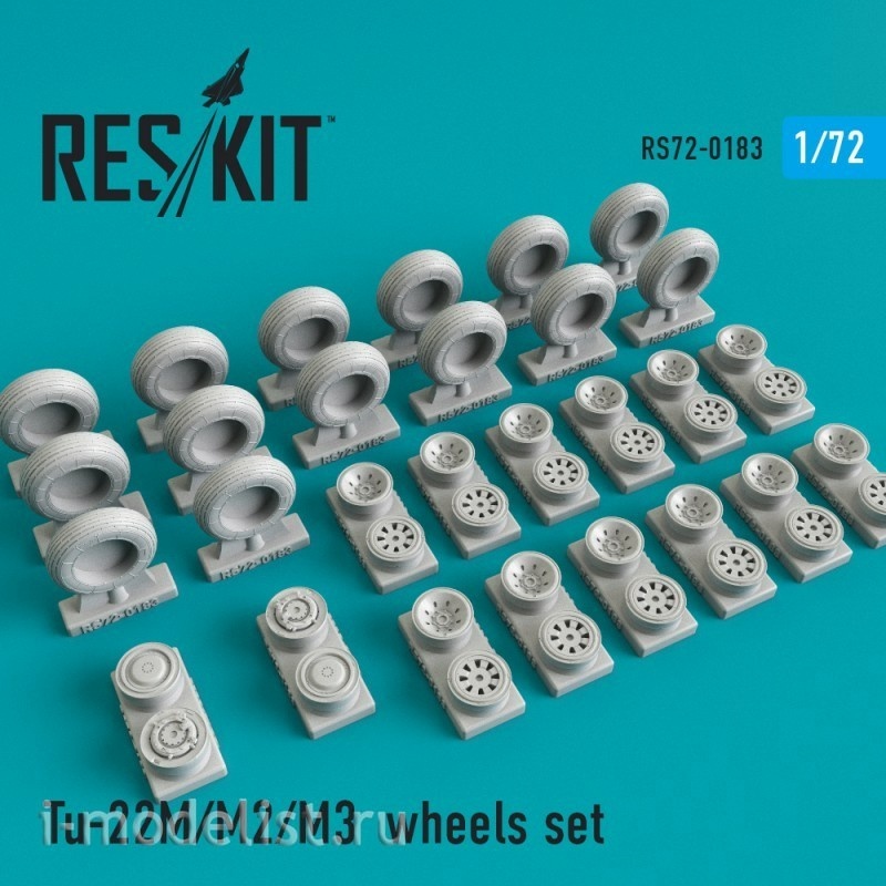 RS72-0183 RESKIT 1/72 Tu-22M / M2/M3 resin wheels