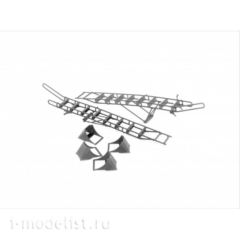 LP48049 LP Models 1/48 Ladder + Pads + Service Ladder for С-35