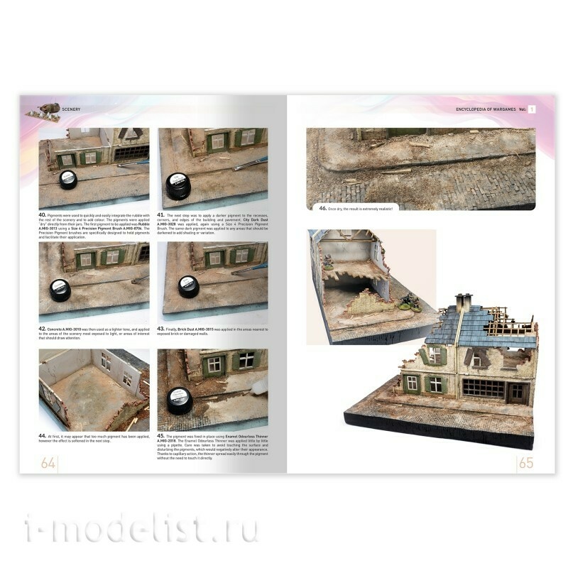 IONIC1300 Ammo Mig Книга ENCYCLOPEDIA of WARGAMES том 1: Декорации / Vol.1: Scenery (Английский язык)