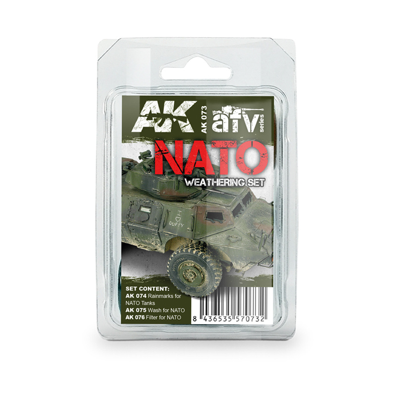 AK073 AK Interactive NATO Weathering Set