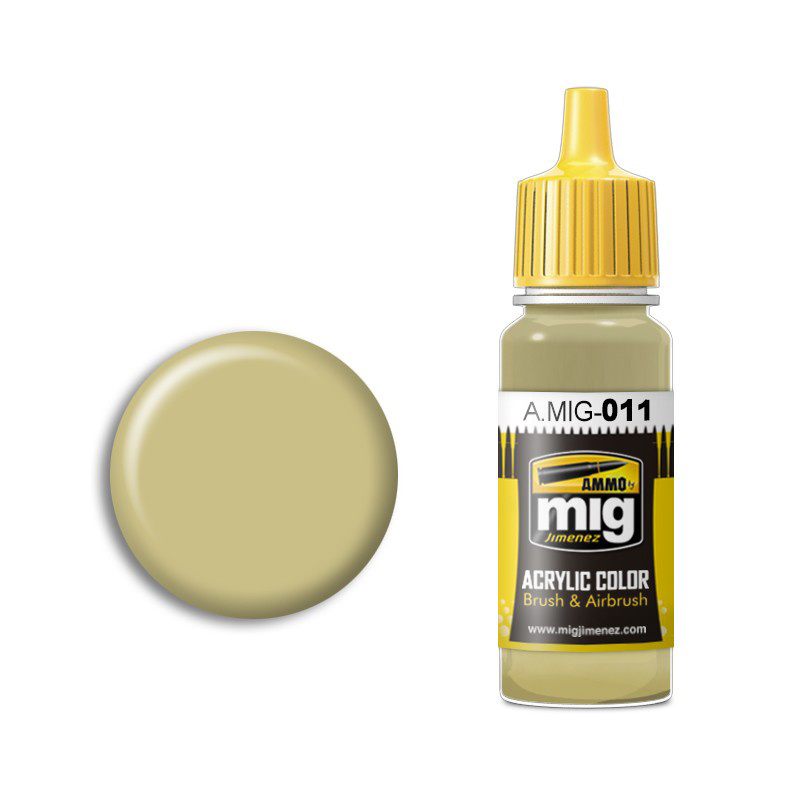 AMIG0011 Ammo Mig RAL 7028 DUNKELGELB AUS ’44 DG I (Dark yellow)