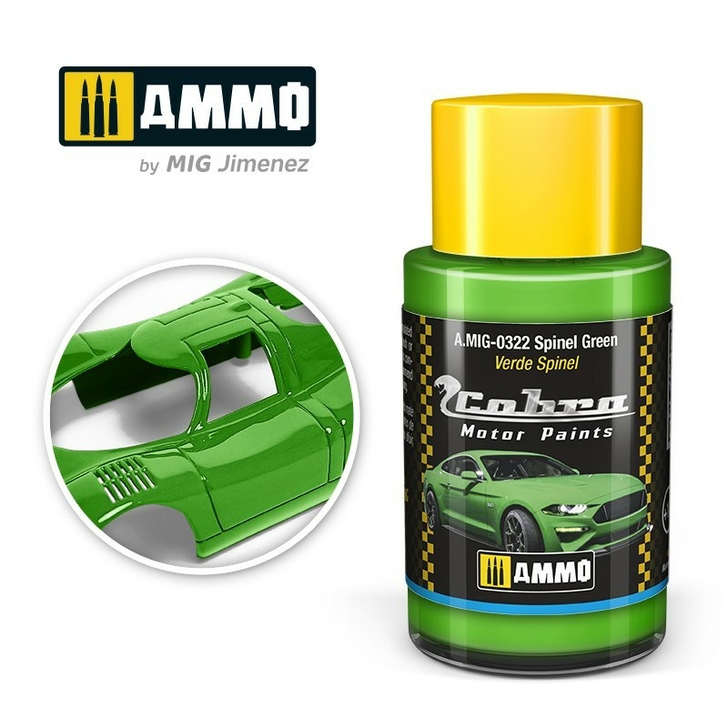 AMIG0322 Ammo Mig Акриловая краска Cobra Motor Шпинель зелёный / Spinel Green