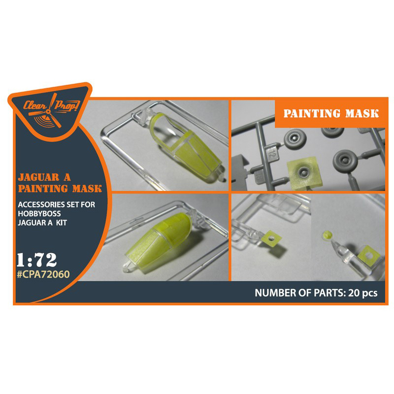 CPA72060 Clear Prop! 1/72 Paint Mask for Sepecat Jaguar A