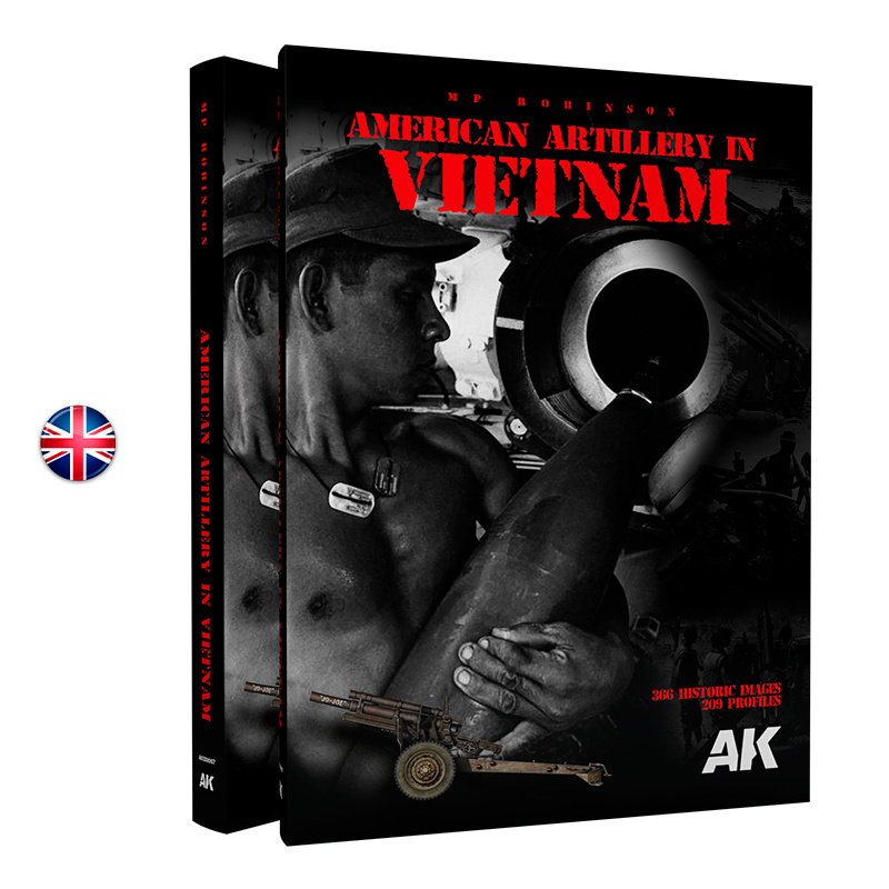 AK130007 AK Interactive Книга Американская артиллерия во Вьетнаме / American Artillery in Vietnam