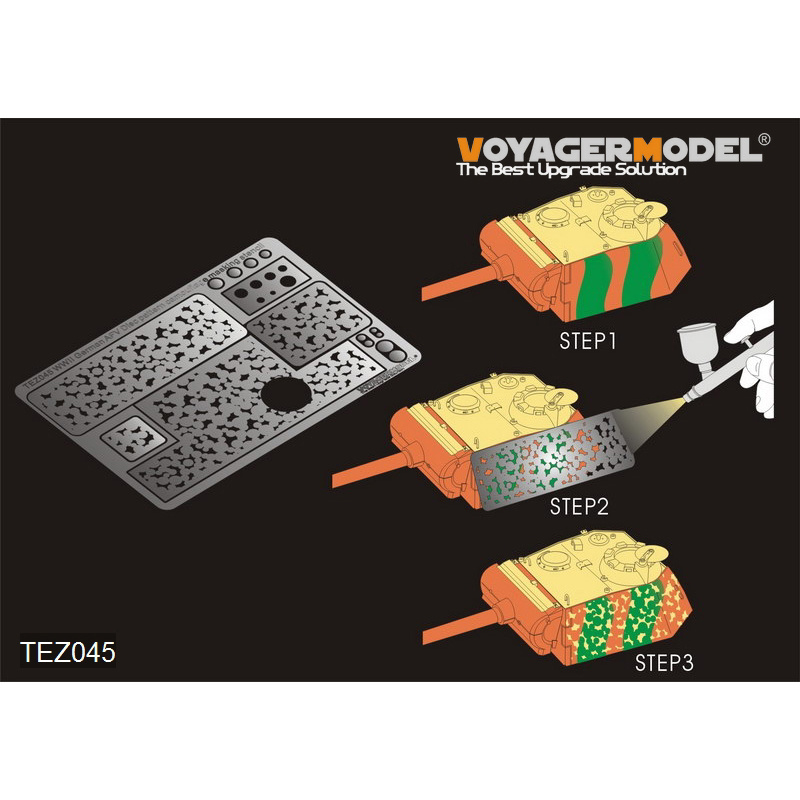 TEZ045 Voyager Model 1/35 Окрасочная маска для Notмецких AFV времен Второй мировой войны
