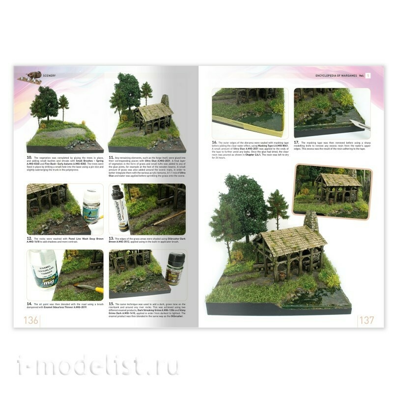 IONIC-1305 Ammo Mig Книга ENCYCLOPEDIA of WARGAMES том 1: Декорации / Vol.1: Escenografía (испанский язык)