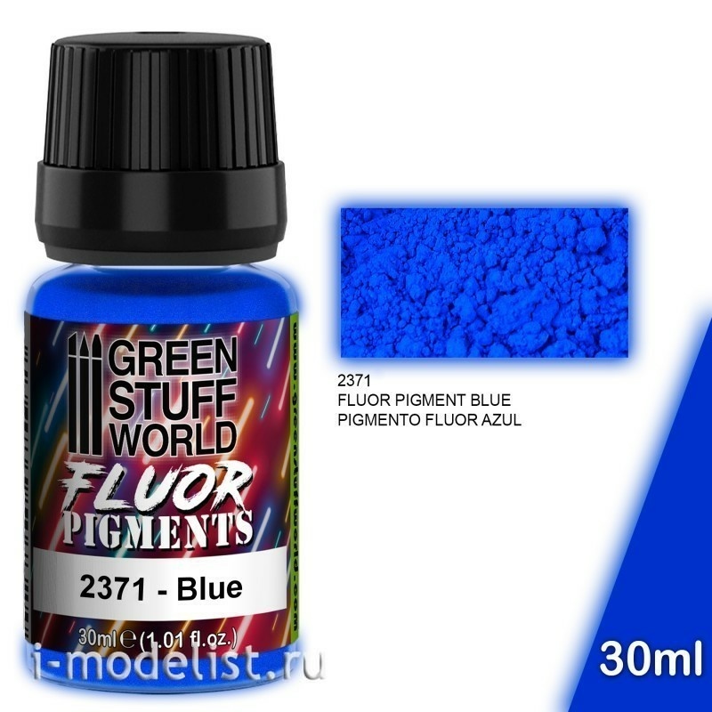 2371 Green Stuff World Pigment Fluorescent BLUE 30 ml / Pigment FLUOR BLUE 30 ml