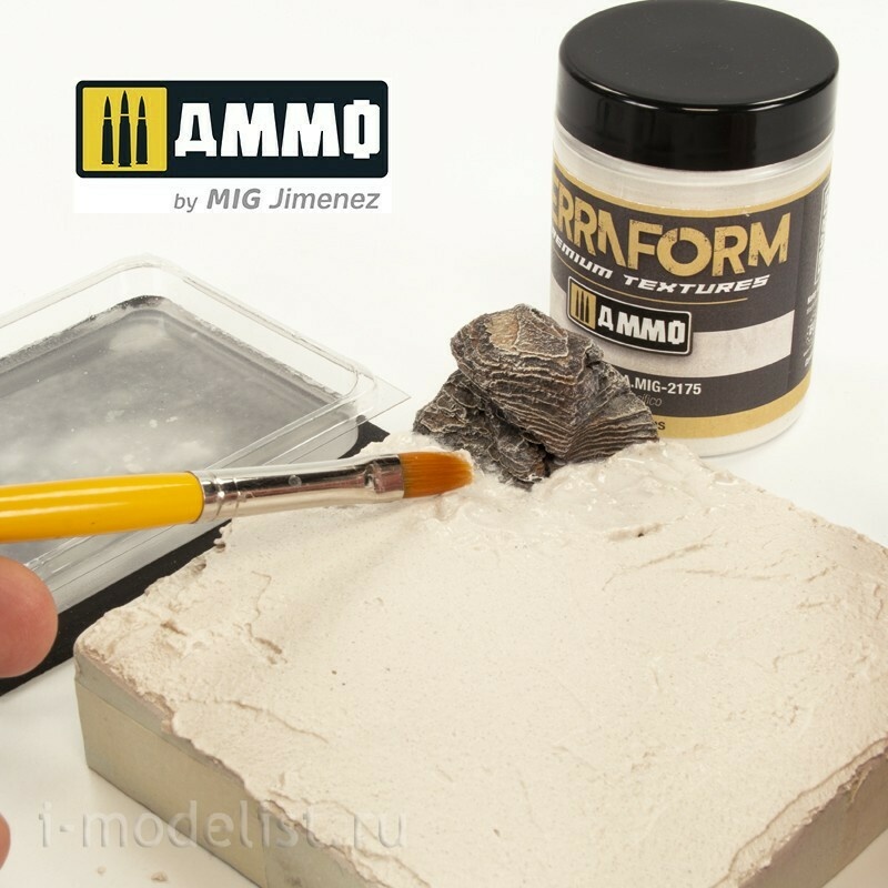 AMIG2175 Ammo Mig Акриловая текстура IONIC DRYBRUSH Тихоокеанский песок / Pacific Sand