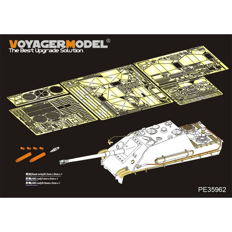 PE35962 Voyager Model 1/35 Photo Etching for Jagdpanther Version G2 Basic Add-on Kit