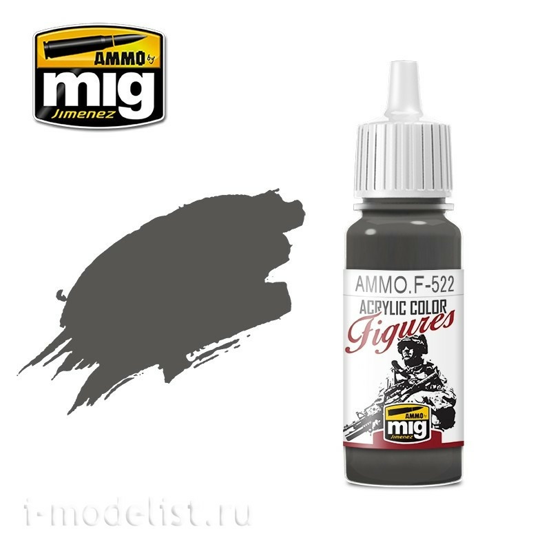 AMMOF522 Ammo Mig Acrylic paint SLATE GREY