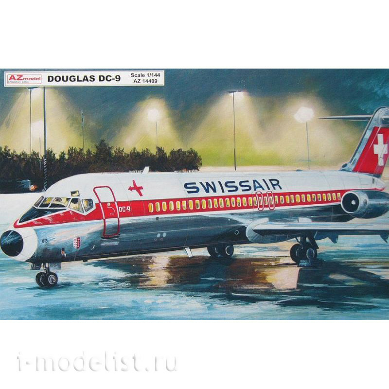 AZ14409 AZmodels 1/144 Scales McDonell Douglas DC-9
