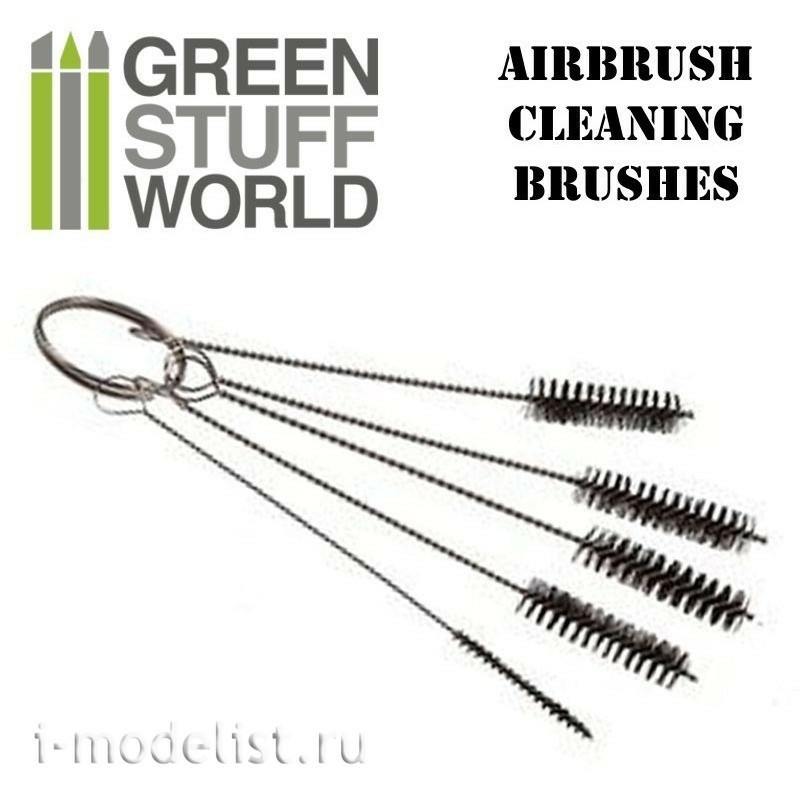 1409 Green Stuff World Airbrush Cleaning BRUSHES set