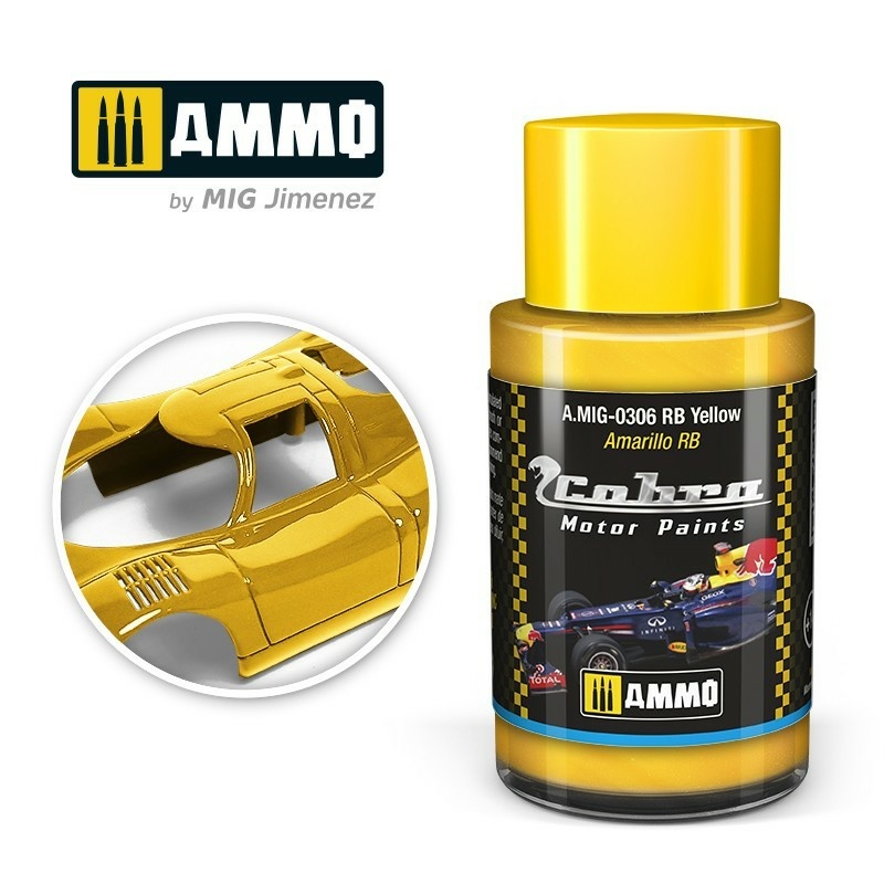 AMIG0306 Ammo Mig Акриловая краска Cobra Motor Жёлтый RB / RB Yellow