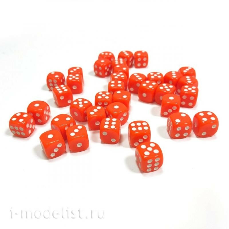 1140 Zvezda Set of 36 D6 cubes (orange)