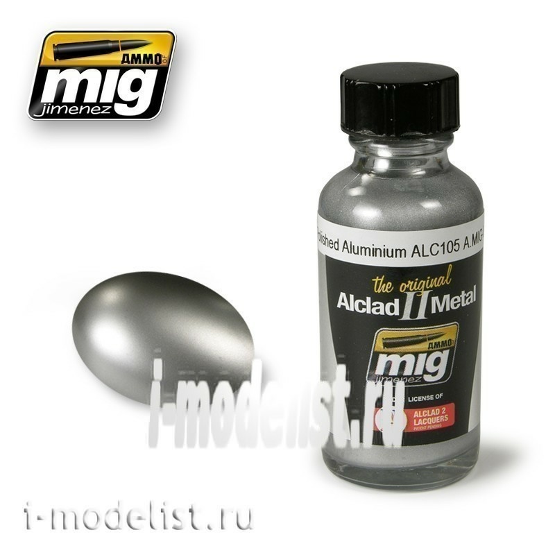 AMIG8204 Ammo Mig POLISHED ALUMINIUM ALC105