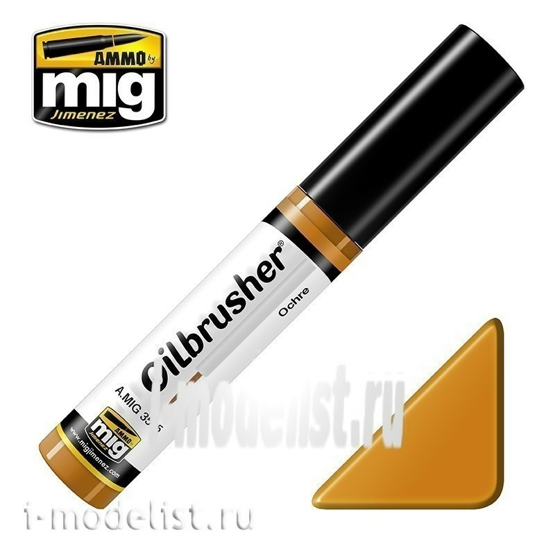 AMIG3515 Ammo Mig OCHRE (Oil paint with thin brush applicator)