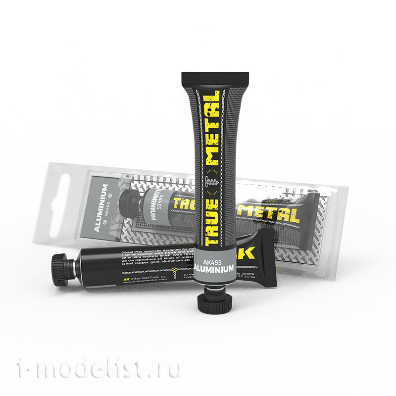 AKКМБ7 AK Interactive Полная коллекция линейки восковых красок TRUE METAL