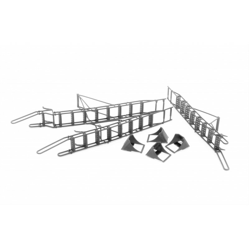 LP48037 LP Models 1/48 Stairs (early) + pads + service ladder for С-27UB