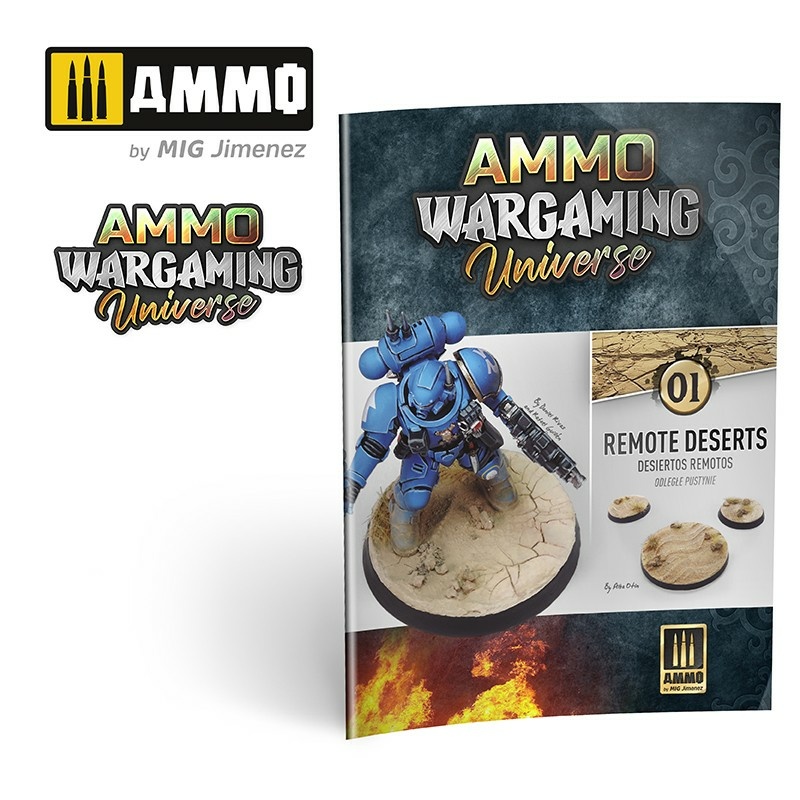 AMIG6920 Ammo Mig AMMO WARGAMING UNIVERSE Книга 01 - Отдаленные пустыни (английский, испанский, польский) / Book 01 - Remote Deserts (English, Castellano, Polski)