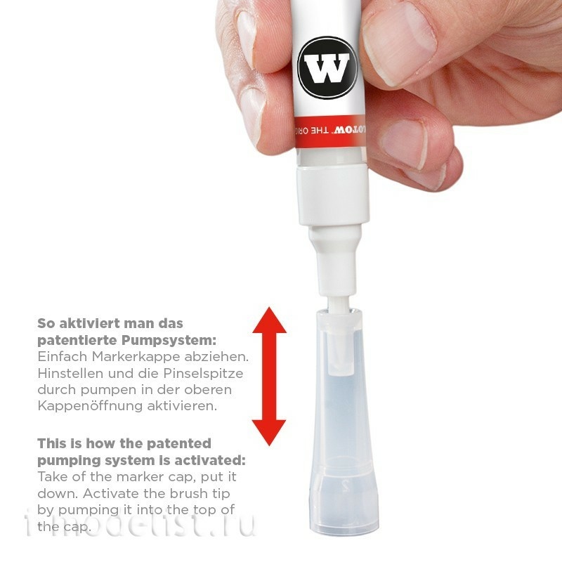 211012 Molotow Marker brush for refilling 223EM 2 mm